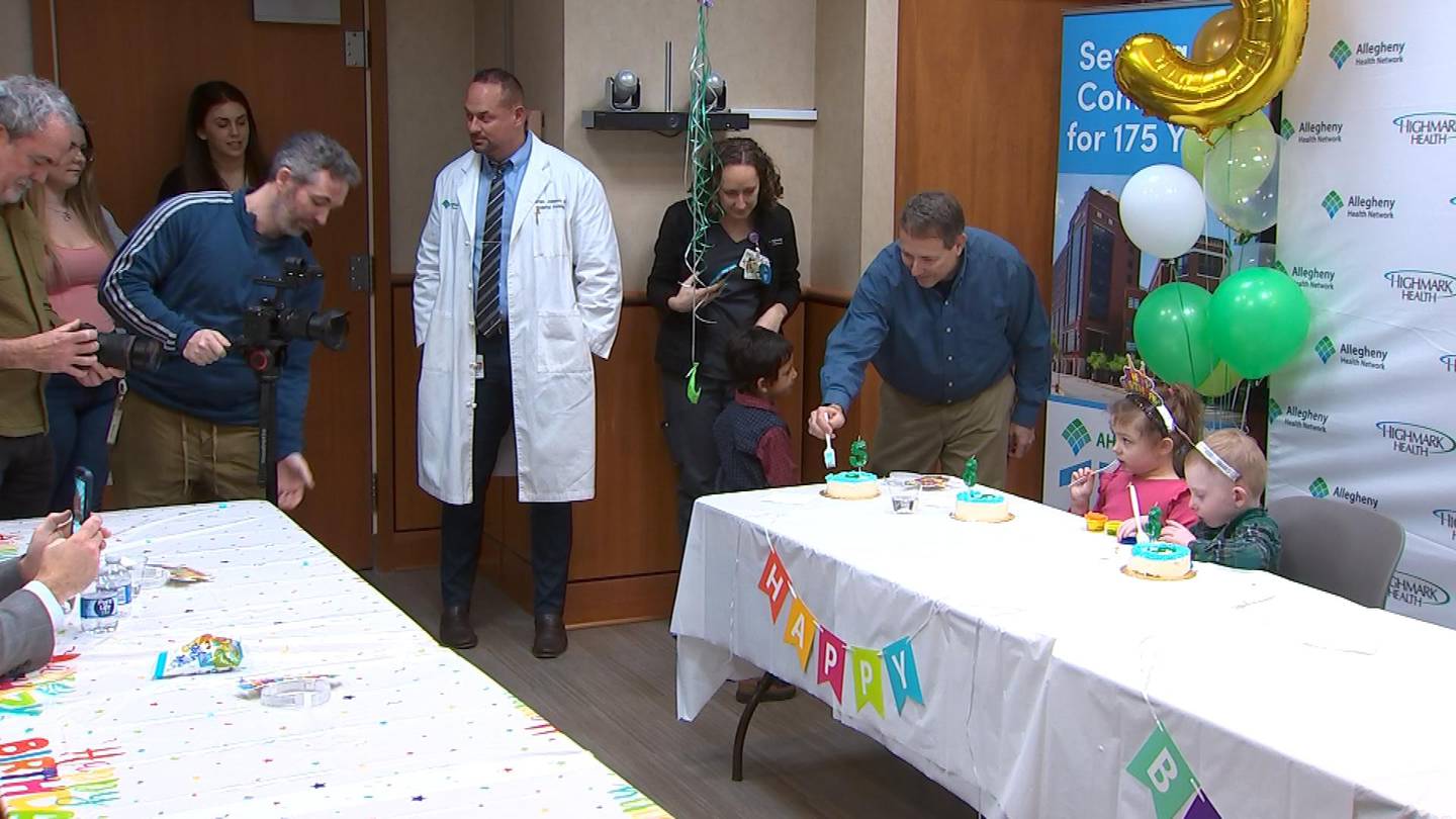 安西尼亚西部佩恩医院为前新生儿重症监护病房患者举办五周岁生日派对