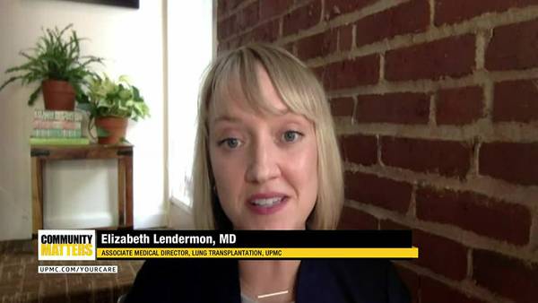 UPMC Community Matters: Dr. Elizabeth Lendermon talks about UPMC lung transplant program