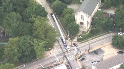PHOTOS: Last of beams for Fern Hollow Bridge arrive in Pittsburgh