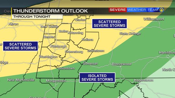 TIMELINE: Heavy rain, damaging winds possible with storms Wednesday evening