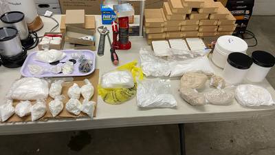 PHOTOS: Large amount of drugs, nearly $23K cash, several guns seized during Ambridge bust