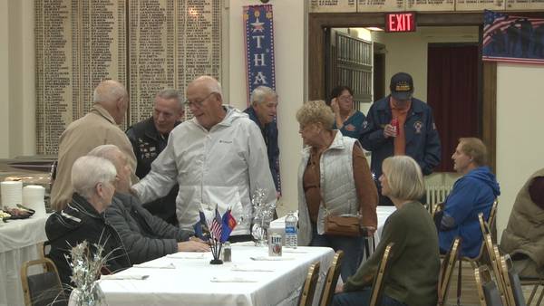 Elks Lodge in Fayette County gives free meals to veterans