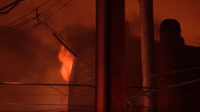 PHOTOS: Fire destroys building in McKees Rocks