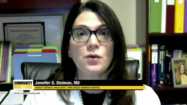 UPMC Community Matters: Dr. Jennifer Steiman talks about year-round breast cancer preventive care