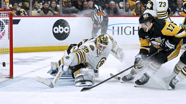 Boston pushes Penguins out of playoff spot, 6-4