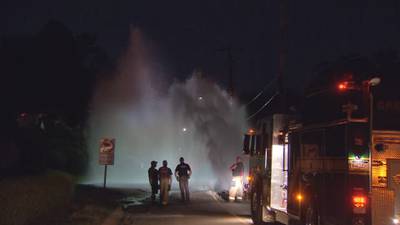 PHOTOS: Massive water main break impacts service in Green Tree