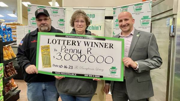 Armstrong woman wins $3 million on PA Lottery scratch-off ticket