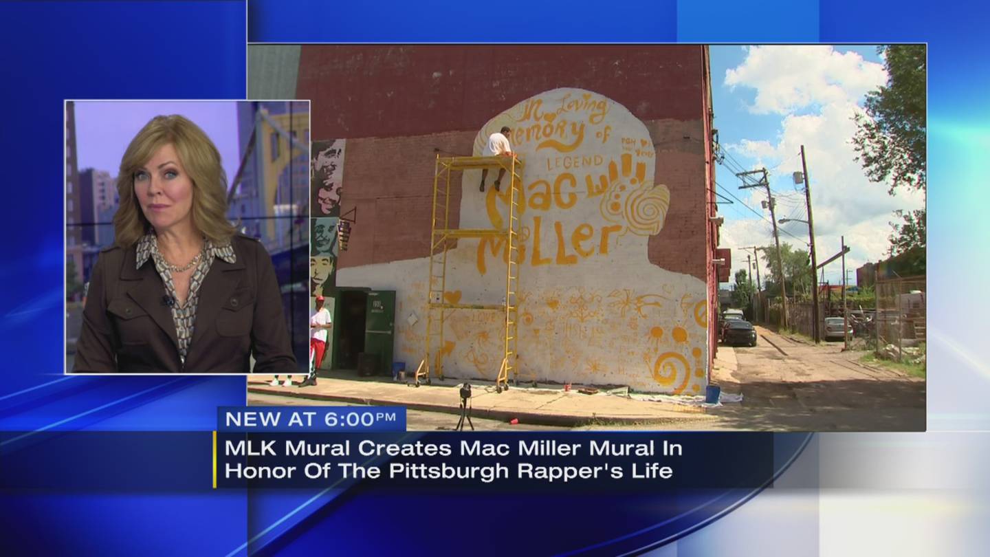 East Liberty mural honors Pittsburgh native Mac Miller