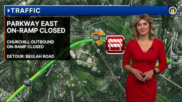 TRAFFIC: Parkway East On-Ramp Closed