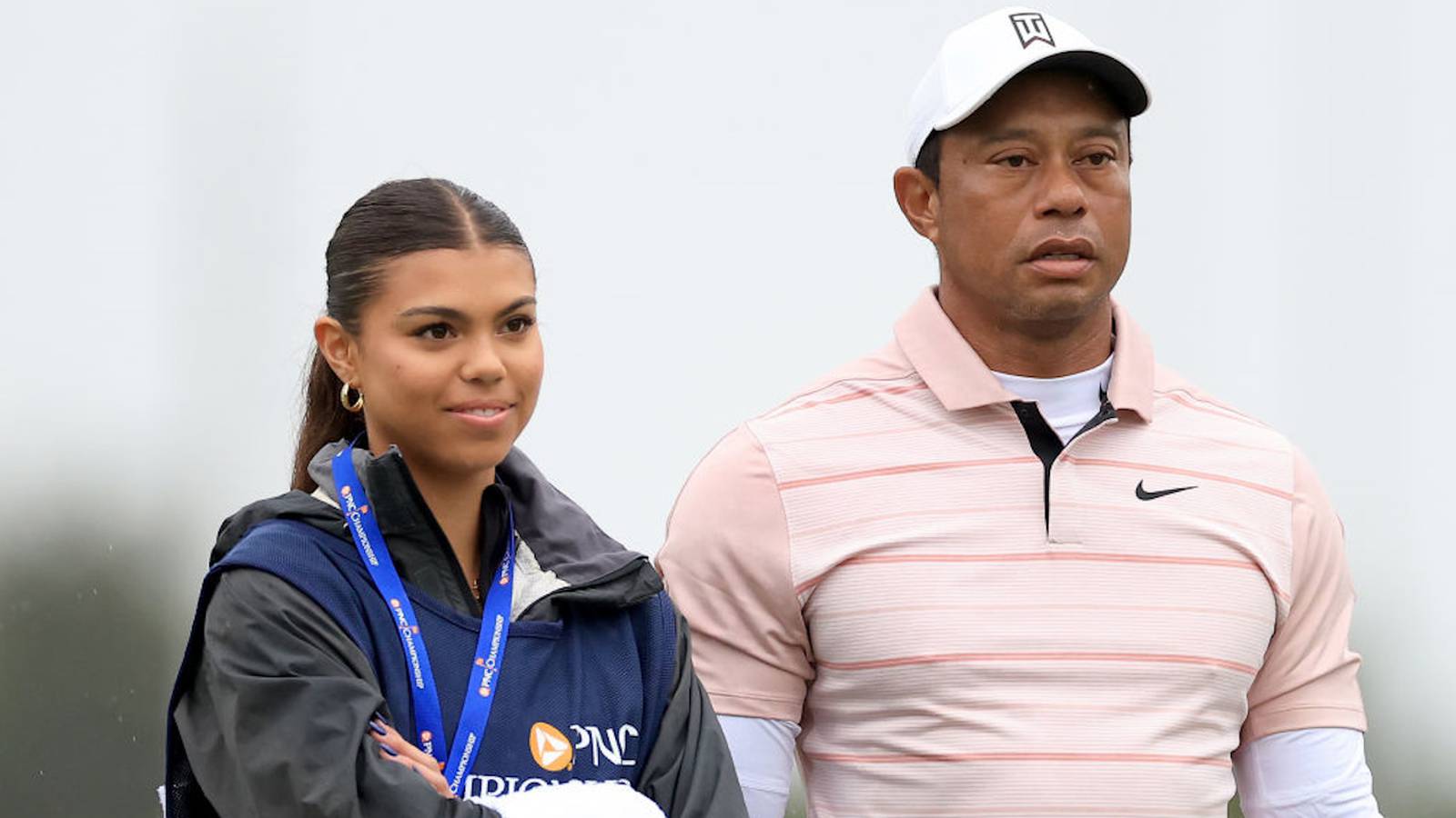 Tiger Woods Daughter Sam Serves As His Caddie For First Time Wpxi