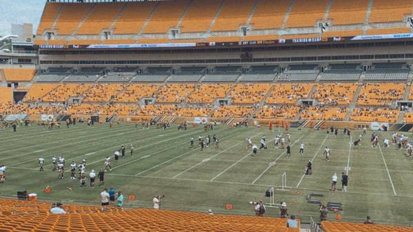 Fans back at Heinz Field to take in first day of Steelers training camp
