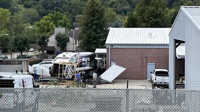 PHOTOS: Garbage truck crashes into McKeesport business