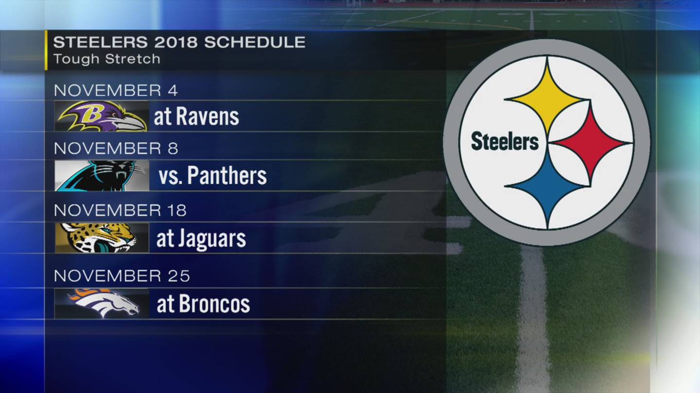 Schedule released: Steelers open season on road at Cleveland – WPXI