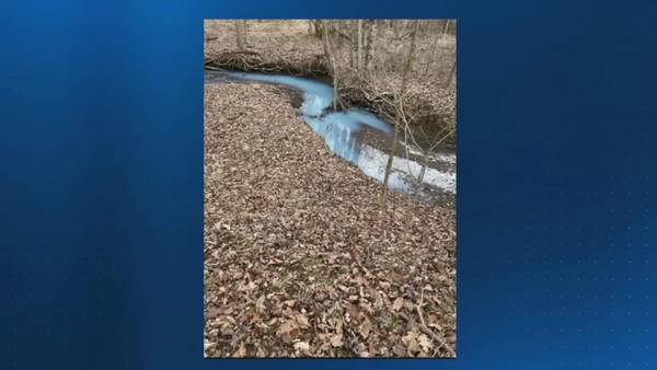 North Franklin Township neighbors concerned after floor wax leaks from overturned tanker into creek