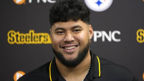 Troy Fautanu describes emotions leading up to draft call