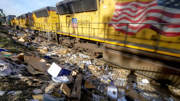 Photos: Thieves target Los Angeles freight trains