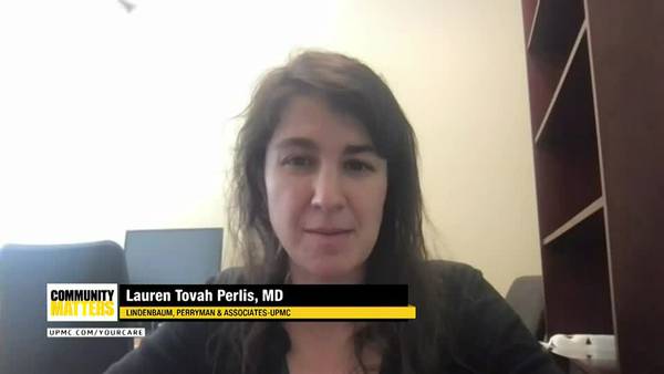 UPMC Community Matters: Dr. Lauren Tovah Perlis talks about the flu vaccine