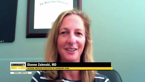 UPMC Community Matters: Dr. Dianne Zalenski talks about getting the flu shot