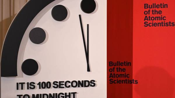 Time stands still: Doomsday Clock remains at 100 seconds to midnight