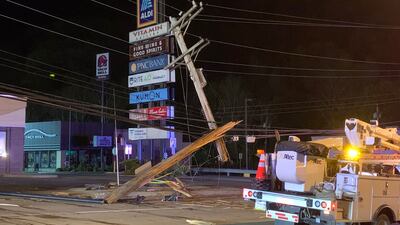 PHOTOS: Route 8 in Shaler reopens after car crashed into pole