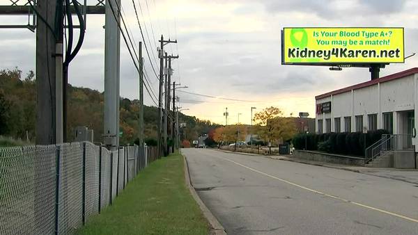 Local family buys billboard space in search of kidney donor