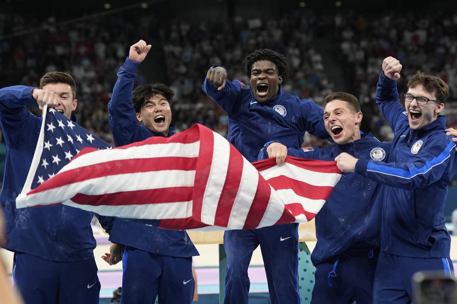 The U.S. men's gymnastics team ended a lengthy Olympic medal drought