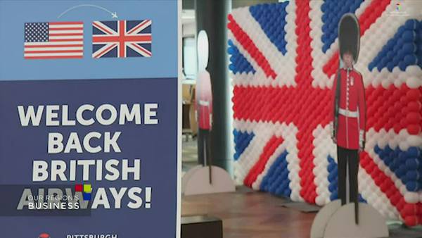Our Region's Business - British Airways resumes flights to London