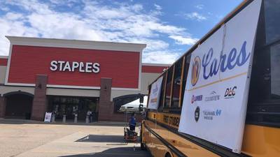 PHOTOS: 11 Cares takes donations at Pack The Bus event to give school supplies to kids in need