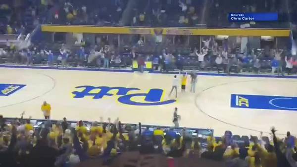 Pitt student wins a year of free apartment housing after making amazing basketball shot