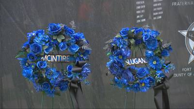 Officer Sean Sluganski, Chief Justin McIntire added to memorial for fallen officers in Pittsburgh