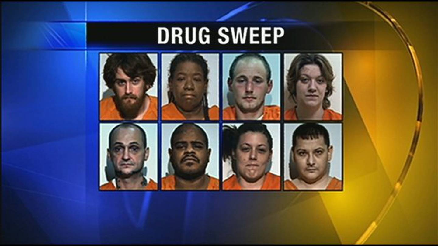 Police 14 suspected drug dealers arrested in Canonsburg WPXI