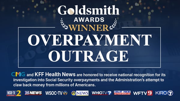 Cox Media Group investigative teams, KFF Health News win Goldsmith government reporting award
