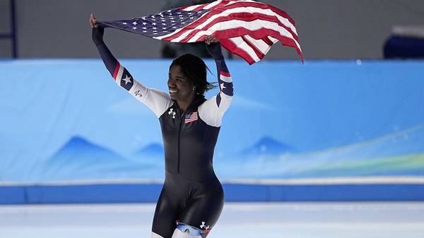 Winter Olympics: American Erin Jackson wins speedskating gold