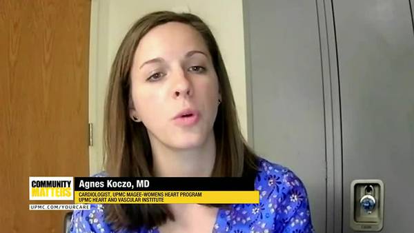 UPMC Community Matters: Dr. Agnes Koczo talks about spontaneous coronary artery dissection