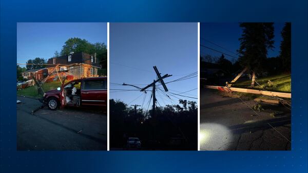 1 person injured, 5 utility poles broken in Baldwin vehicle crash