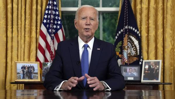 Biden delivers solemn call to defend democracy as he lays out his reasons for quitting race
