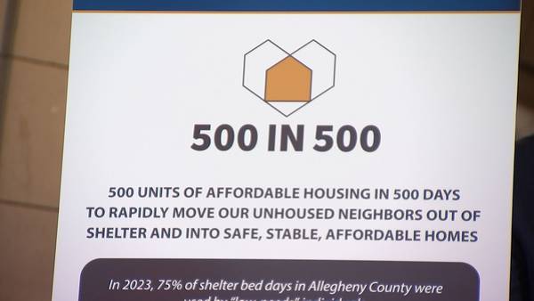 500 in 500: Allegheny County officials announce new affordable housing program