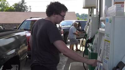 PHOTOS: Local gas station lowered prices to $2.38/gallon for 2 hours