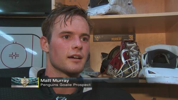 21-year-old Matt Murray hopes to make a name for himself at Penguins camp