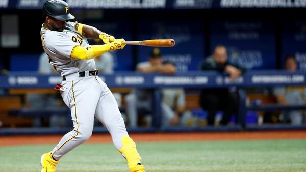 Andrew McCutchen homers but sloppy Pirates lose to Rays 8-1