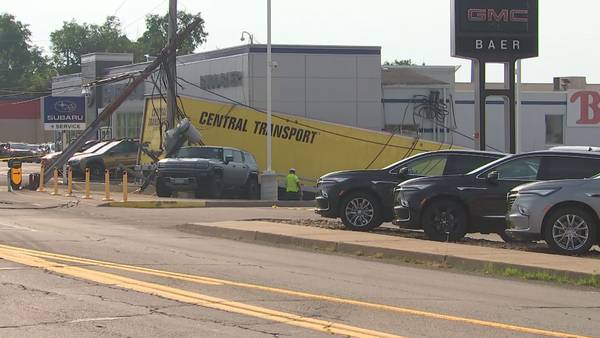 Busy Washington road reopens after tractor-trailer crash knocks down poles, power lines