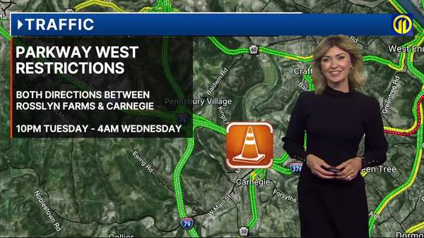 TRAFFIC: Parkway West restrictions