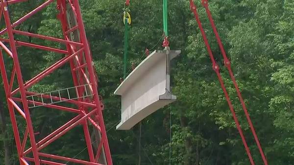 Last of beams for Fern Hollow Bridge will arrive in Pittsburgh starting Thursday morning