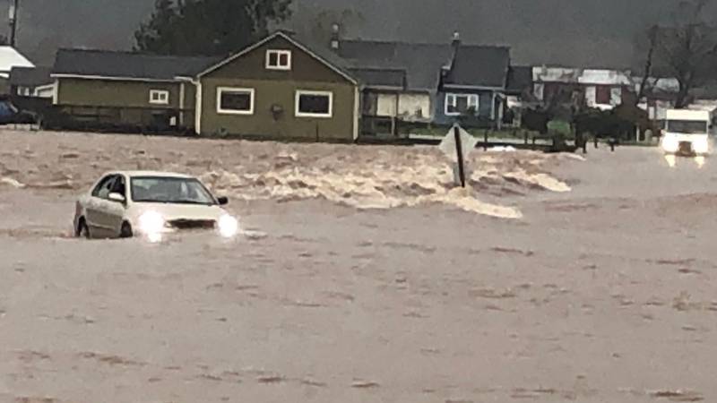 Oregon flooding.
