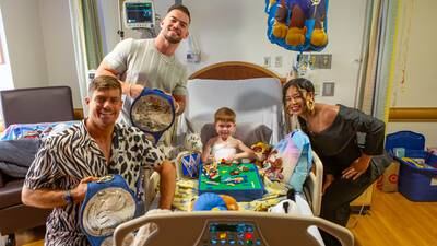 WWE superstars visit patients at UPMC Children’s Hospital