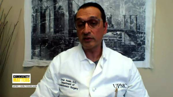 UPMC Community Matters: Dr. Omar Awais talks about robotic-assisted surgery