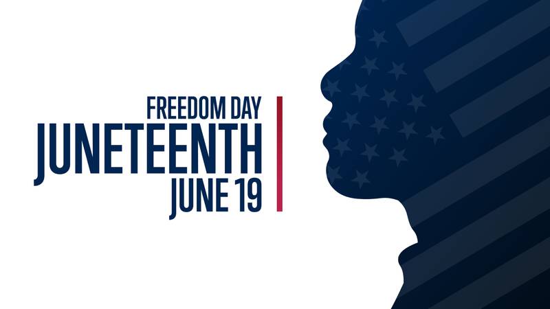 Juneteenth. Freedom Day. June 19. Holiday concept.