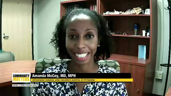 UPMC Community Matters: Dr. Amanda McCoy talks about pediatric musculoskeletal treatments