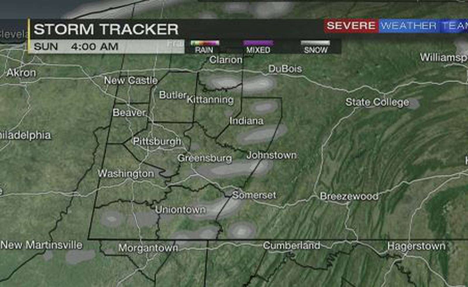 PHOTOS WPXI Storm Tracker Radar tracks weekend storm system WPXI