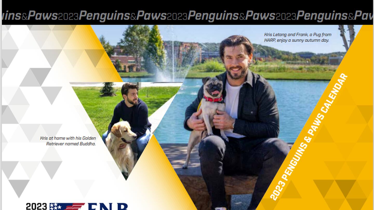 Penguins and pets calendar benefits Humane Animal Rescue of Pittsburgh –  WPXI